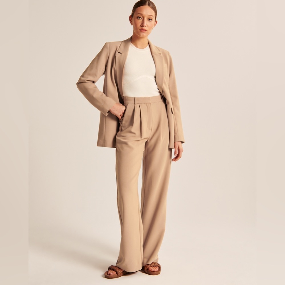 Sloan tailored pants brown